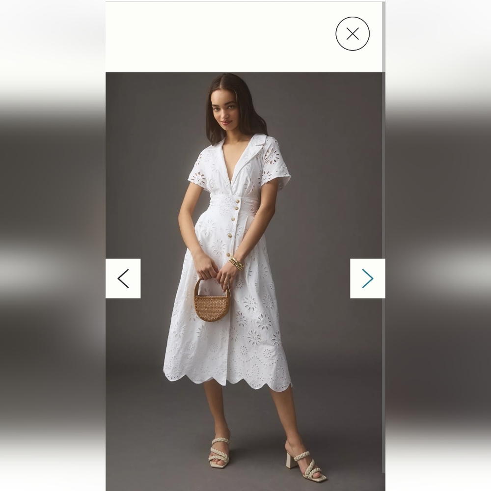 NWT Anthropologie Eyelet Dress